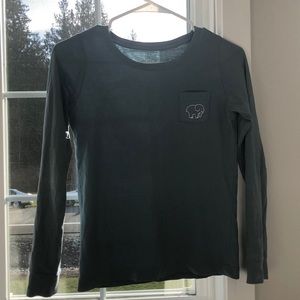 Blue Ivory Ella long sleeve top